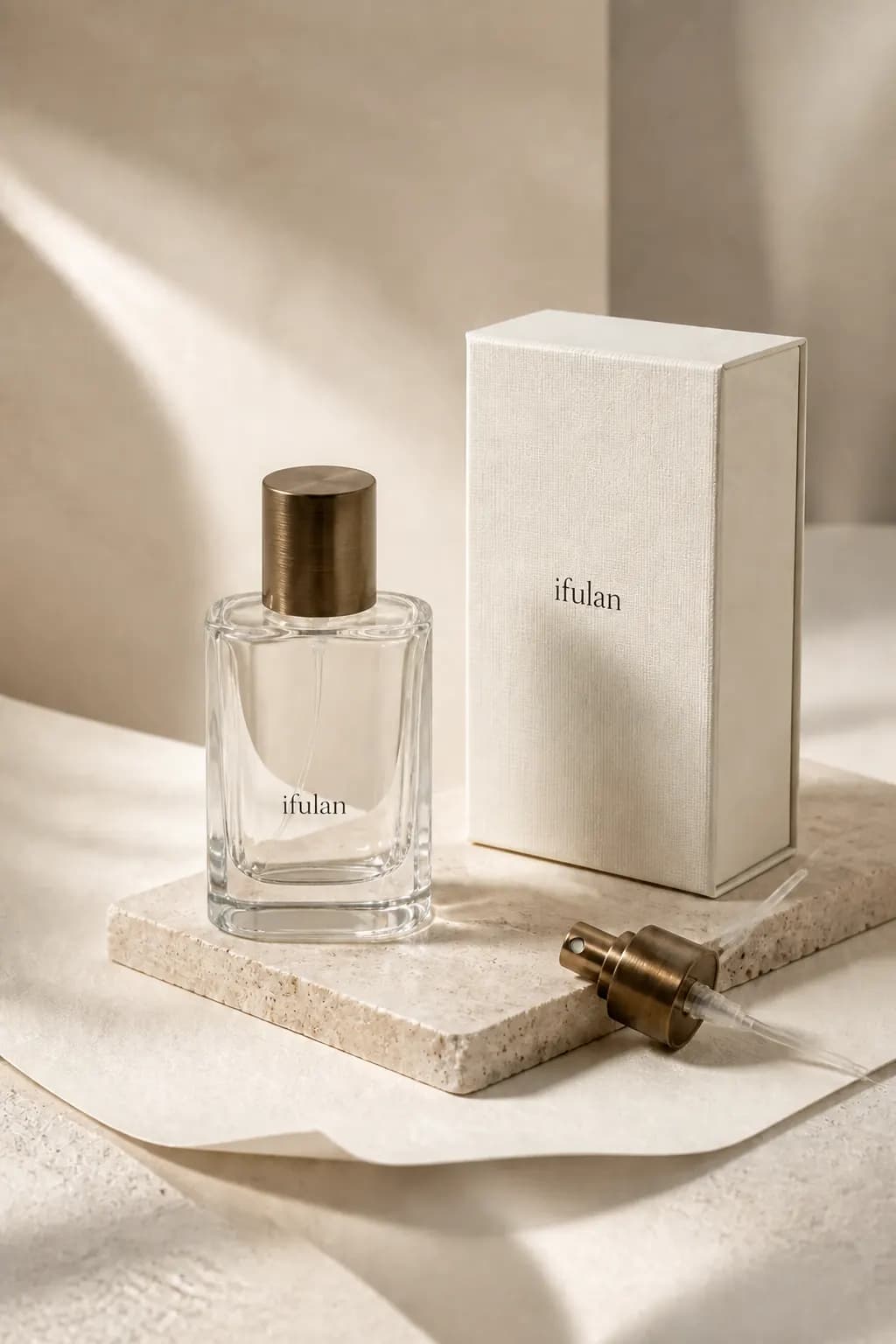 ifulan perfume packaging concept visualization