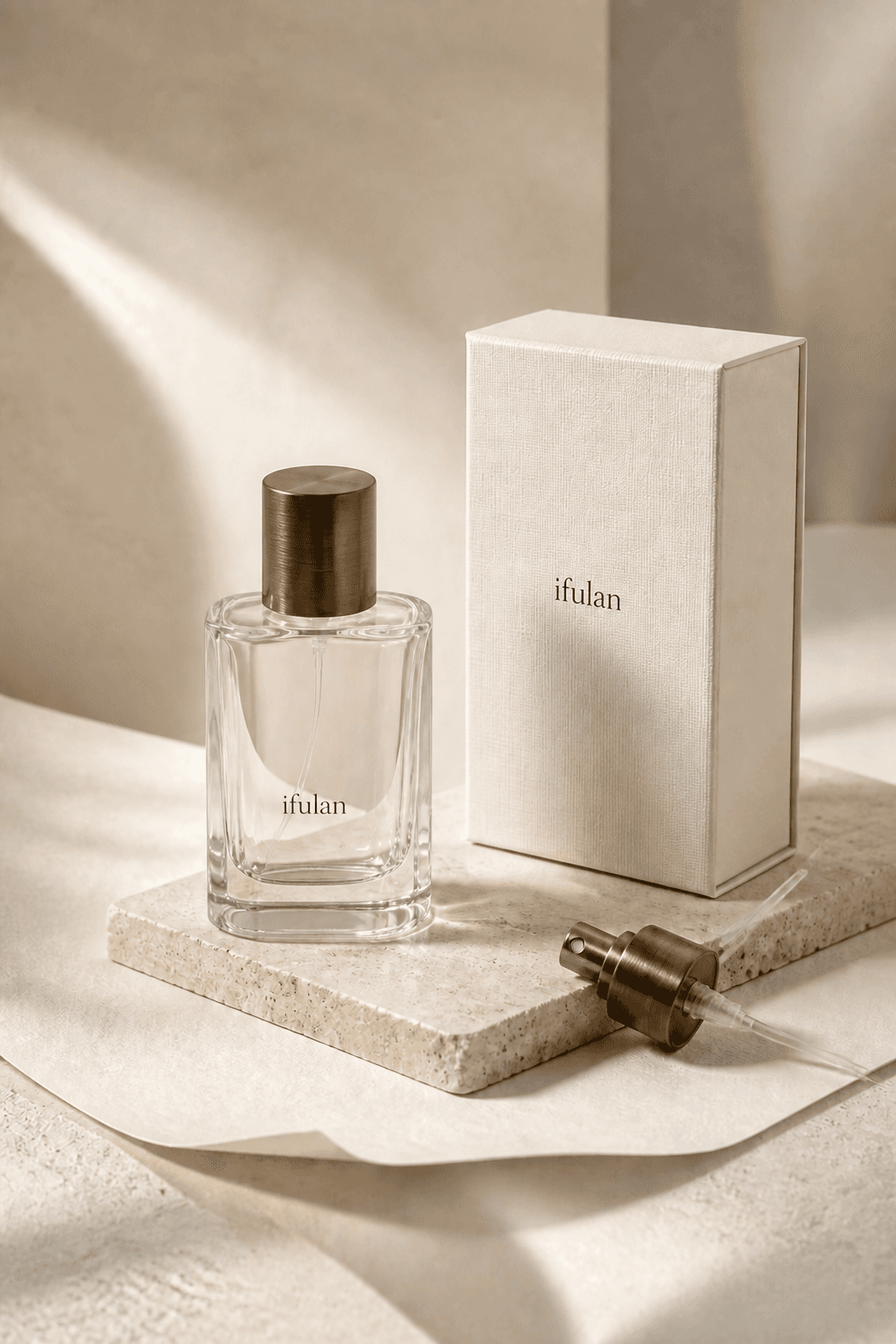 ifulan perfume packaging concept visualization