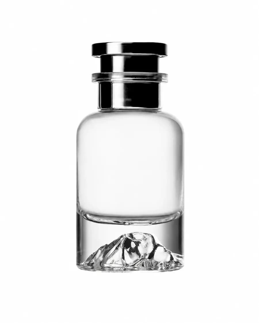 Aperçu Flacon de parfum en verre à base iceberg