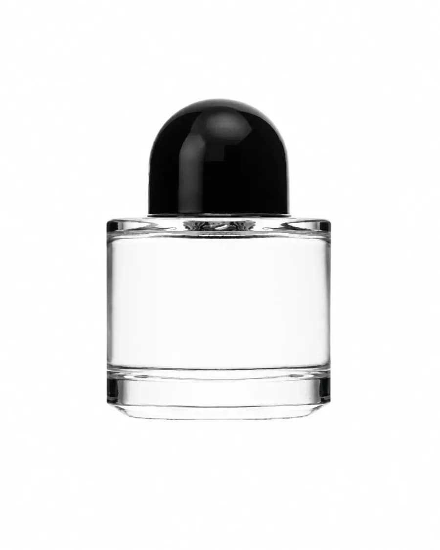 Low Cylindrical Perfume Bottle with Dome Cap preview